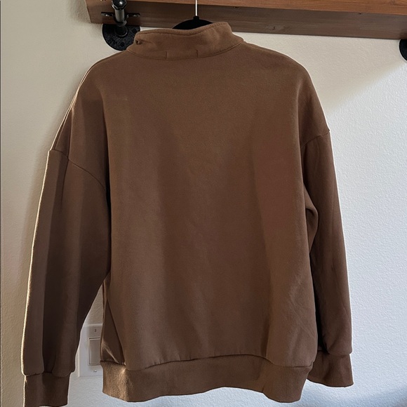 Trendy Queen Oversized Half ZipSweatshirt - Picture 6 of 10